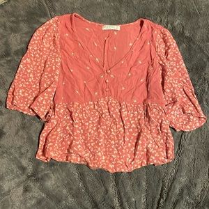 Mauve top, women’s size XS
